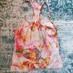 Colorful Parker silk top